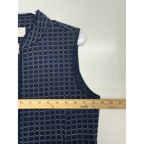 EP Pro Womens Vest Size Medium Navy Blue Quilted Zip Up Sleeveless - Picture 7 of 9